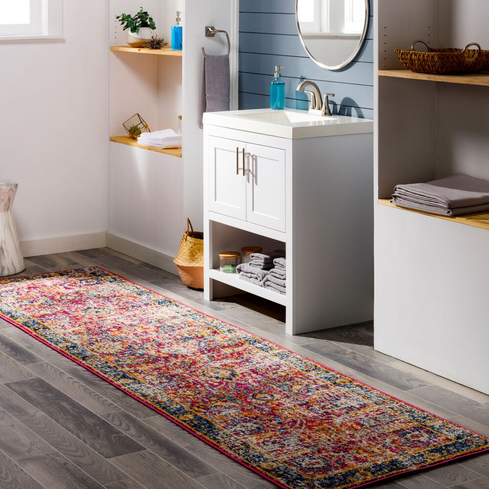 Surya Harput HAP-1013 Burgandy Traditional Machine Woven Rug