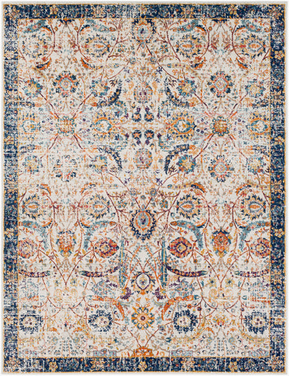 Surya Harput HAP-1014 Navy Traditional Machine Woven Rug