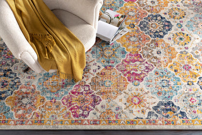 Surya Harput HAP-1018 Mustard Traditional Machine Woven Rug