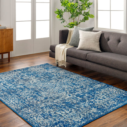 Surya Harput HAP-1022 Navy Traditional Machine Woven Rug
