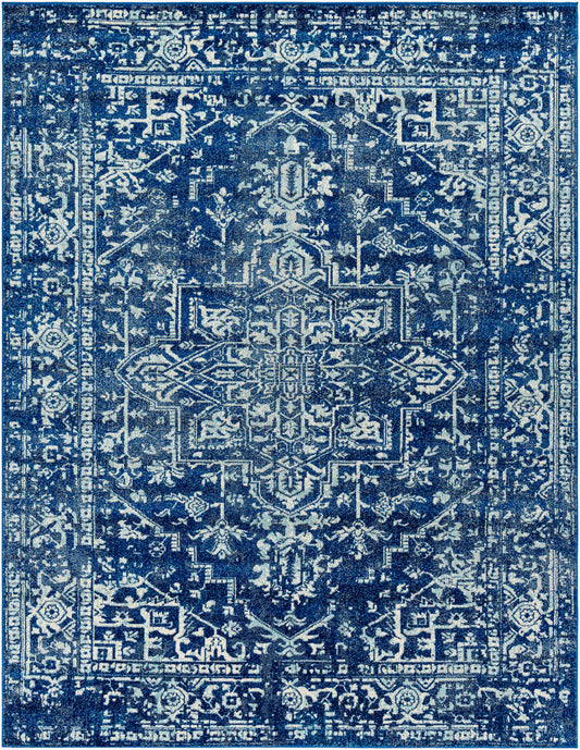 Surya Harput HAP-1022 Navy Traditional Machine Woven Rug
