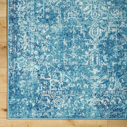 Surya Harput HAP-1023 Teal Traditional Machine Woven Rug