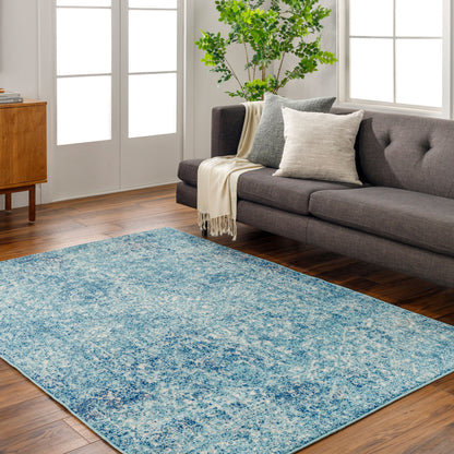 Surya Harput HAP-1023 Teal Traditional Machine Woven Rug