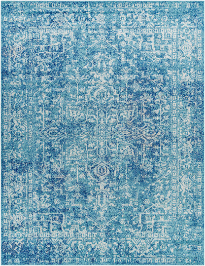 Surya Harput HAP-1023 Teal Traditional Machine Woven Rug