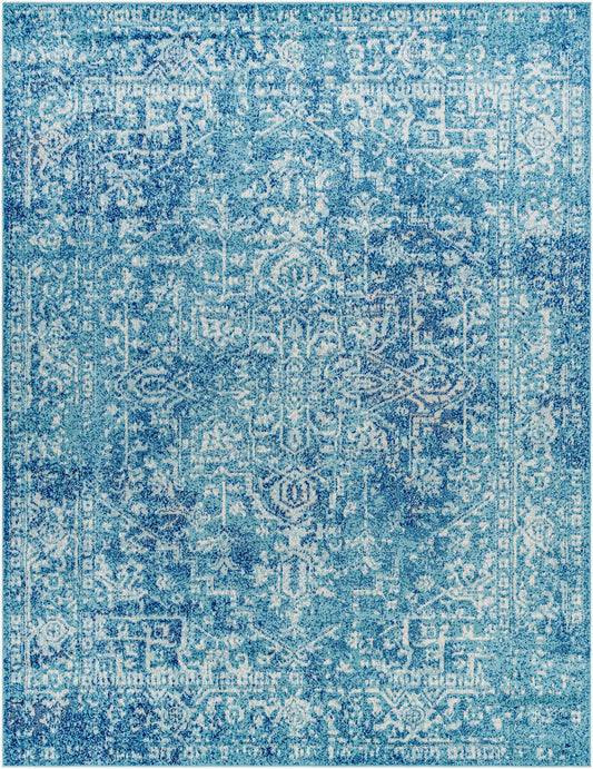 Surya Harput HAP-1023 Teal Traditional Machine Woven Rug