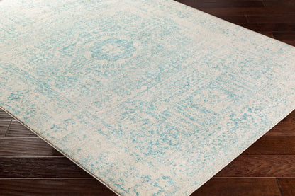 Surya Harput HAP-1026 Teal Traditional Machine Woven Rug