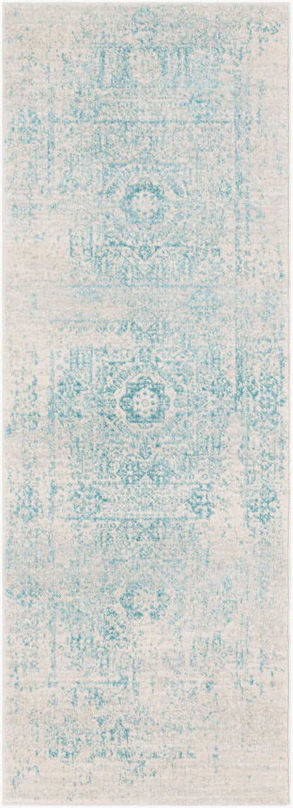 Surya Harput HAP-1026 Teal Traditional Machine Woven Rug