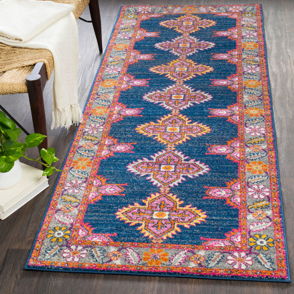 Surya Harput HAP-1037 Navy Traditional Machine Woven Rug