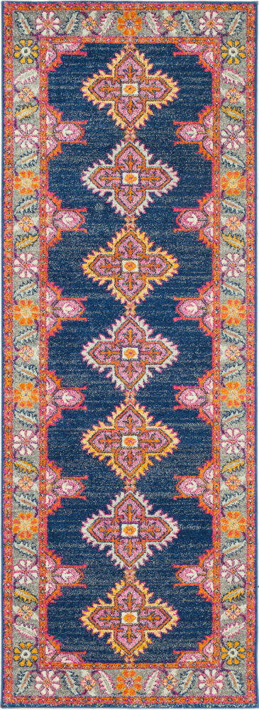 Surya Harput HAP-1037 Navy Traditional Machine Woven Rug
