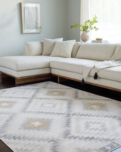 Surya Harput HAP-1166 Cream Rustic Machine Woven Rug