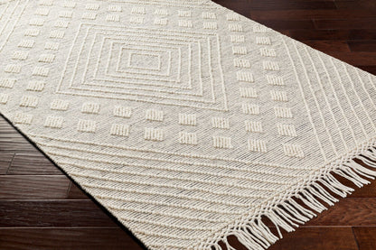 Surya Hemingway HMG-2306 Ivory Cottage Hand Woven Rug