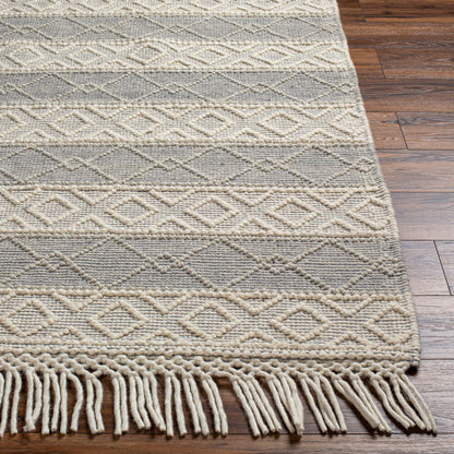 Surya Hemingway HMG-2308 Ivory Cottage Hand Woven Rug