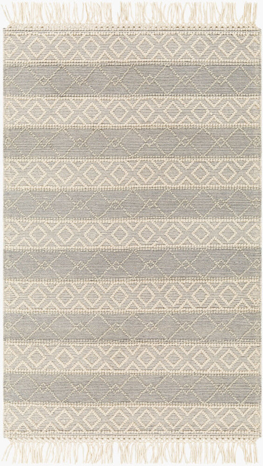 Surya Hemingway HMG-2308 Ivory Cottage Hand Woven Rug