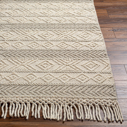 Surya Hemingway HMG-2309 Ivory Cottage Hand Woven Rug