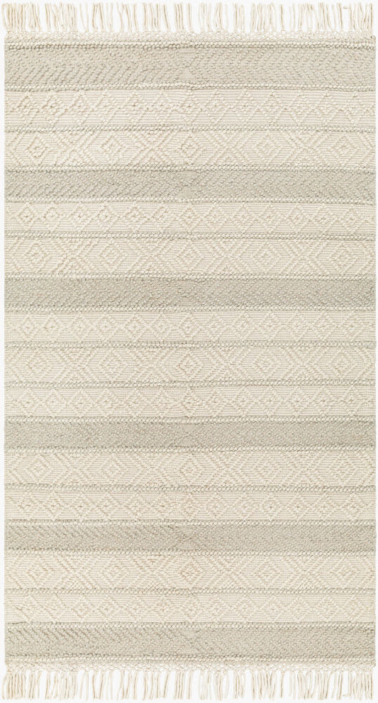 Surya Hemingway HMG-2309 Ivory Cottage Hand Woven Rug