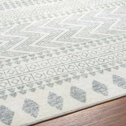 Surya Hera HRH-2300 White Global Machine Woven Rug