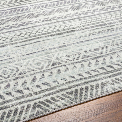 Surya Hera HRH-2301 Medium Gray Global Machine Woven Rug