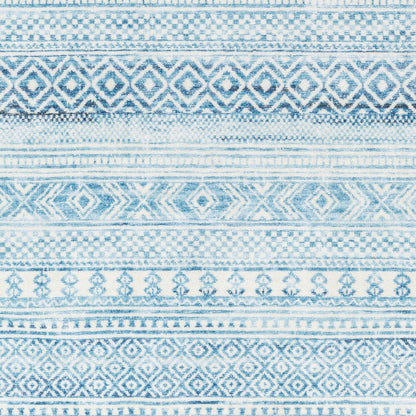 Surya Hera HRH-2306 Denim Global Machine Woven Rug
