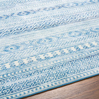 Surya Hera HRH-2306 Denim Global Machine Woven Rug