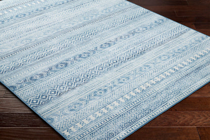 Surya Hera HRH-2306 Denim Global Machine Woven Rug