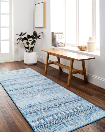 Surya Hera HRH-2306 Denim Global Machine Woven Rug