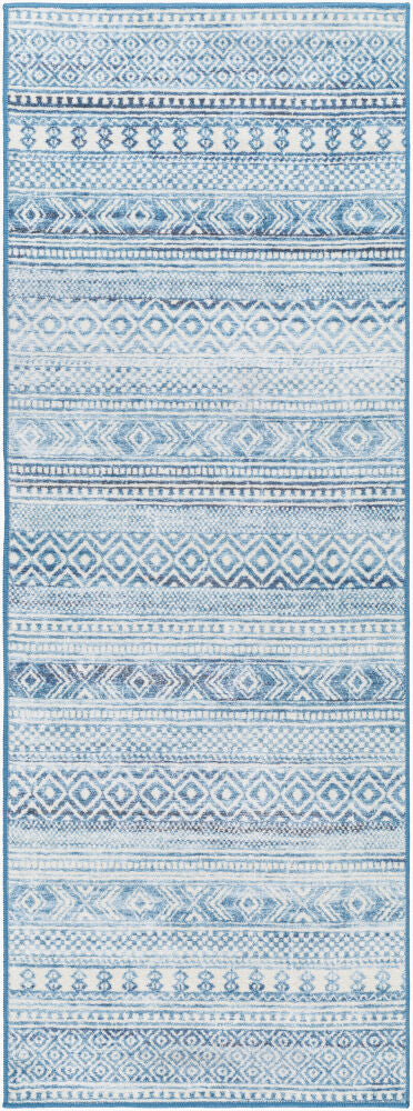 Surya Hera HRH-2306 Denim Global Machine Woven Rug