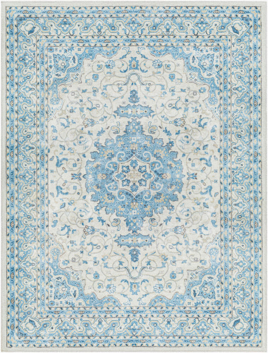 Surya Hera HRH-2308 Dark Blue Traditional Machine Woven Rug