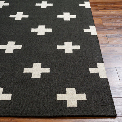 Surya Hilda HDA-2391 Black Modern Hand Tufted Rug