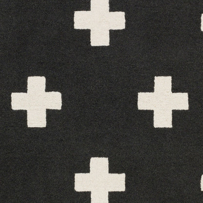 Surya Hilda HDA-2391 Black Modern Hand Tufted Rug