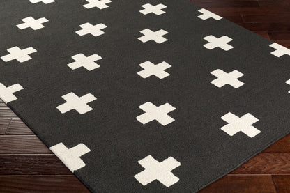 Surya Hilda HDA-2391 Black Modern Hand Tufted Rug