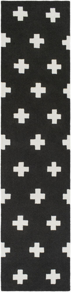 Surya Hilda HDA-2391 Black Modern Hand Tufted Rug
