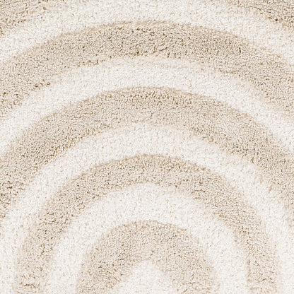 Surya Hudson Shag HDS-2308 Cream Modern Machine Woven Rug