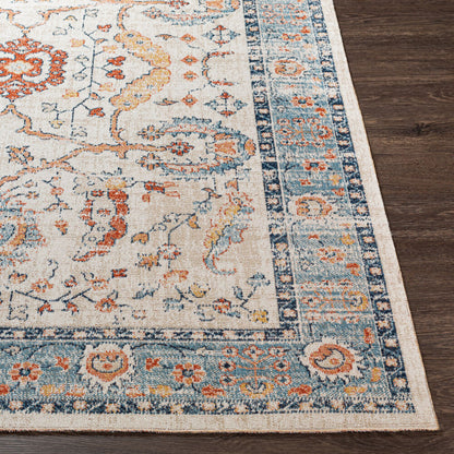 Surya Huntington Beach HTB-2301 Rust Traditional Machine Woven Rug