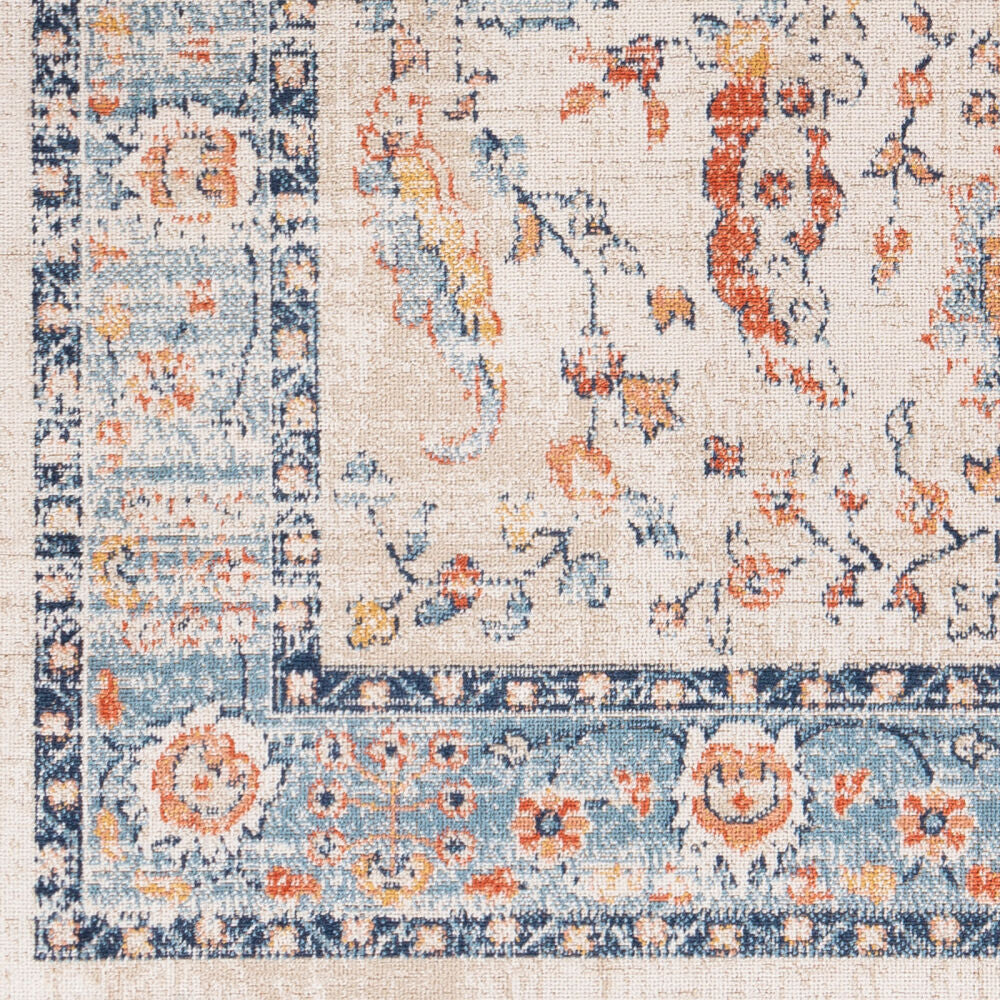 Surya Huntington Beach HTB-2301 Rust Traditional Machine Woven Rug