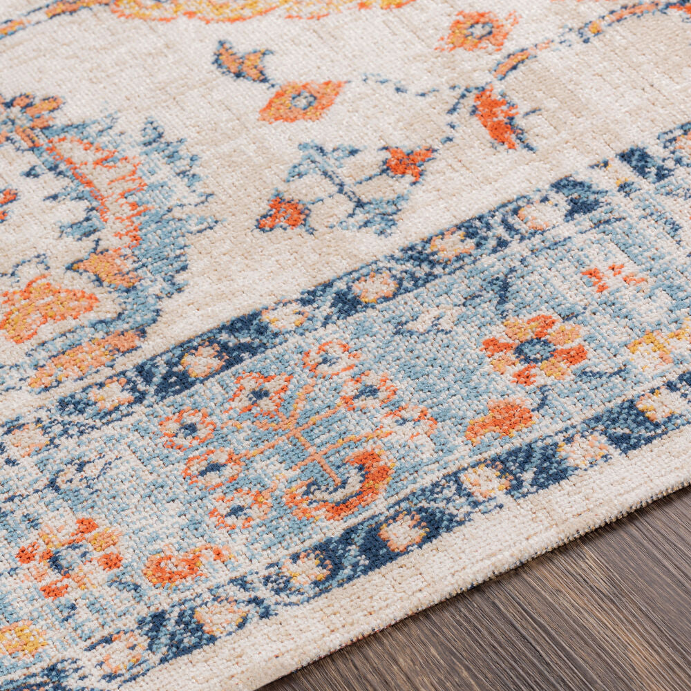 Surya Huntington Beach HTB-2301 Rust Traditional Machine Woven Rug