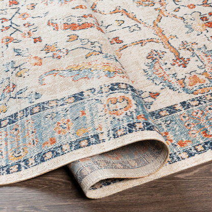 Surya Huntington Beach HTB-2301 Rust Traditional Machine Woven Rug