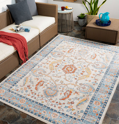 Surya Huntington Beach HTB-2301 Rust Traditional Machine Woven Rug