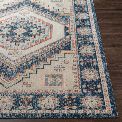 Surya Huntington Beach HTB-2308 Navy Global Machine Woven Rug