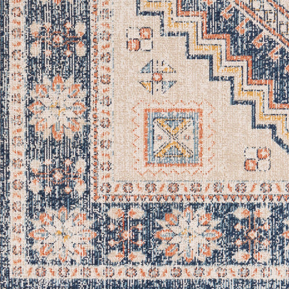 Surya Huntington Beach HTB-2308 Navy Global Machine Woven Rug