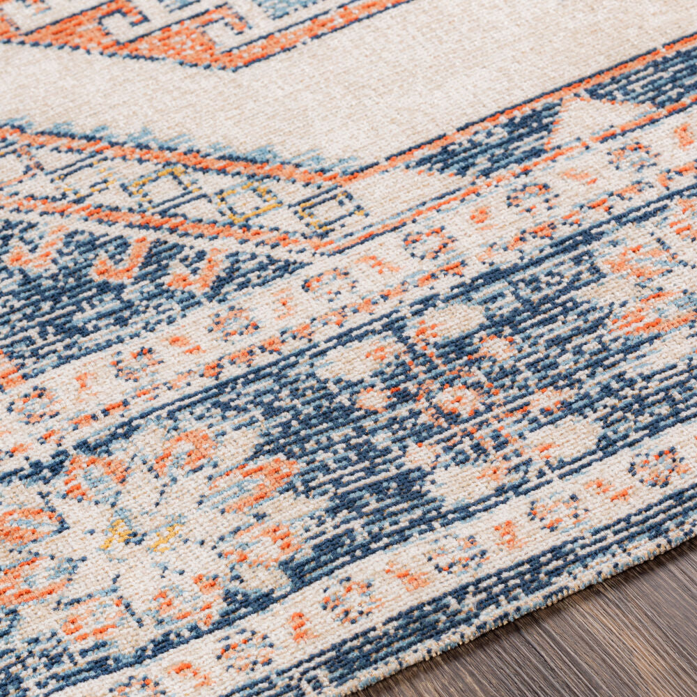 Surya Huntington Beach HTB-2308 Navy Global Machine Woven Rug