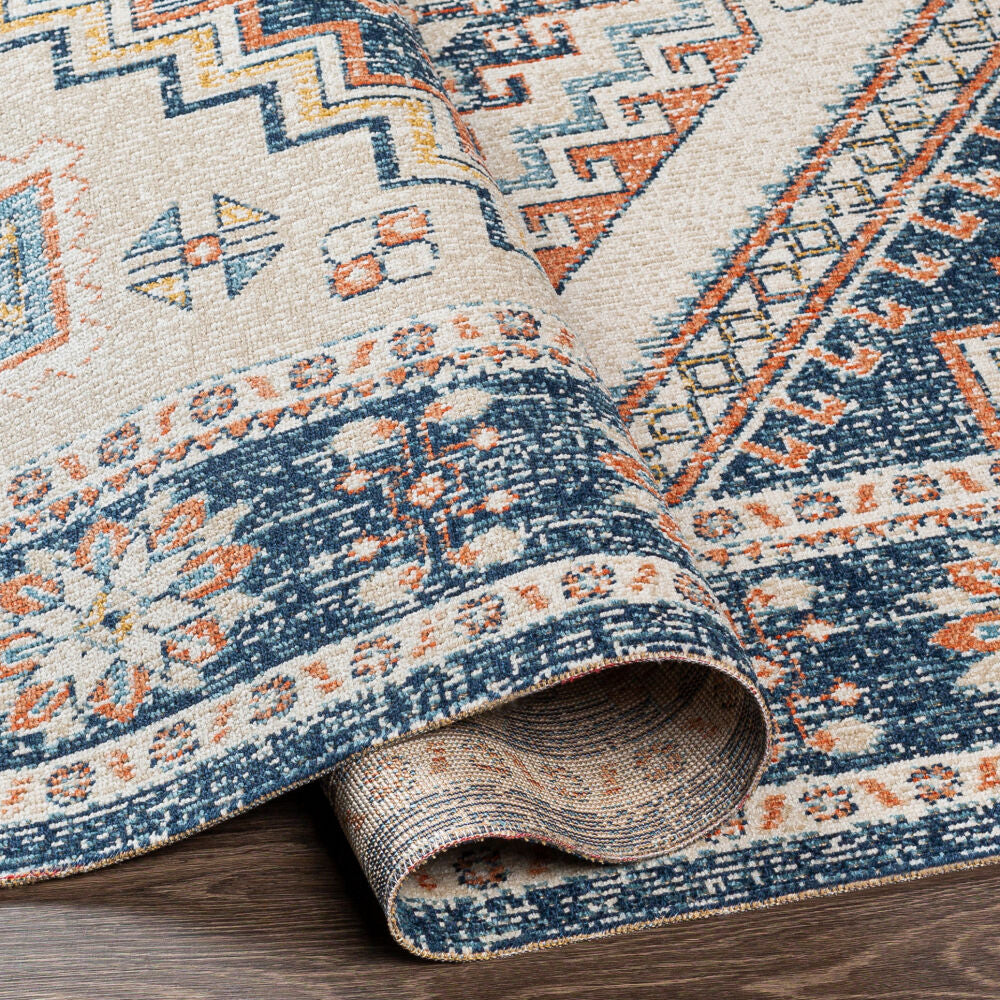 Surya Huntington Beach HTB-2308 Navy Global Machine Woven Rug