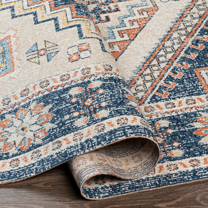 Surya Huntington Beach HTB-2308 Navy Global Machine Woven Rug
