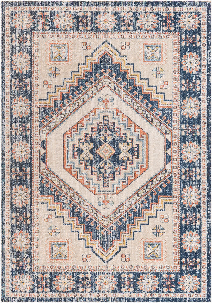 Surya Huntington Beach HTB-2308 Navy Global Machine Woven Rug