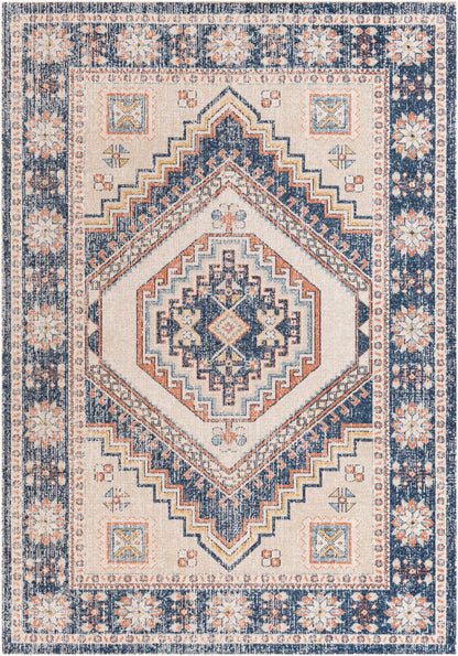 Surya Huntington Beach HTB-2308 Navy Global Machine Woven Rug