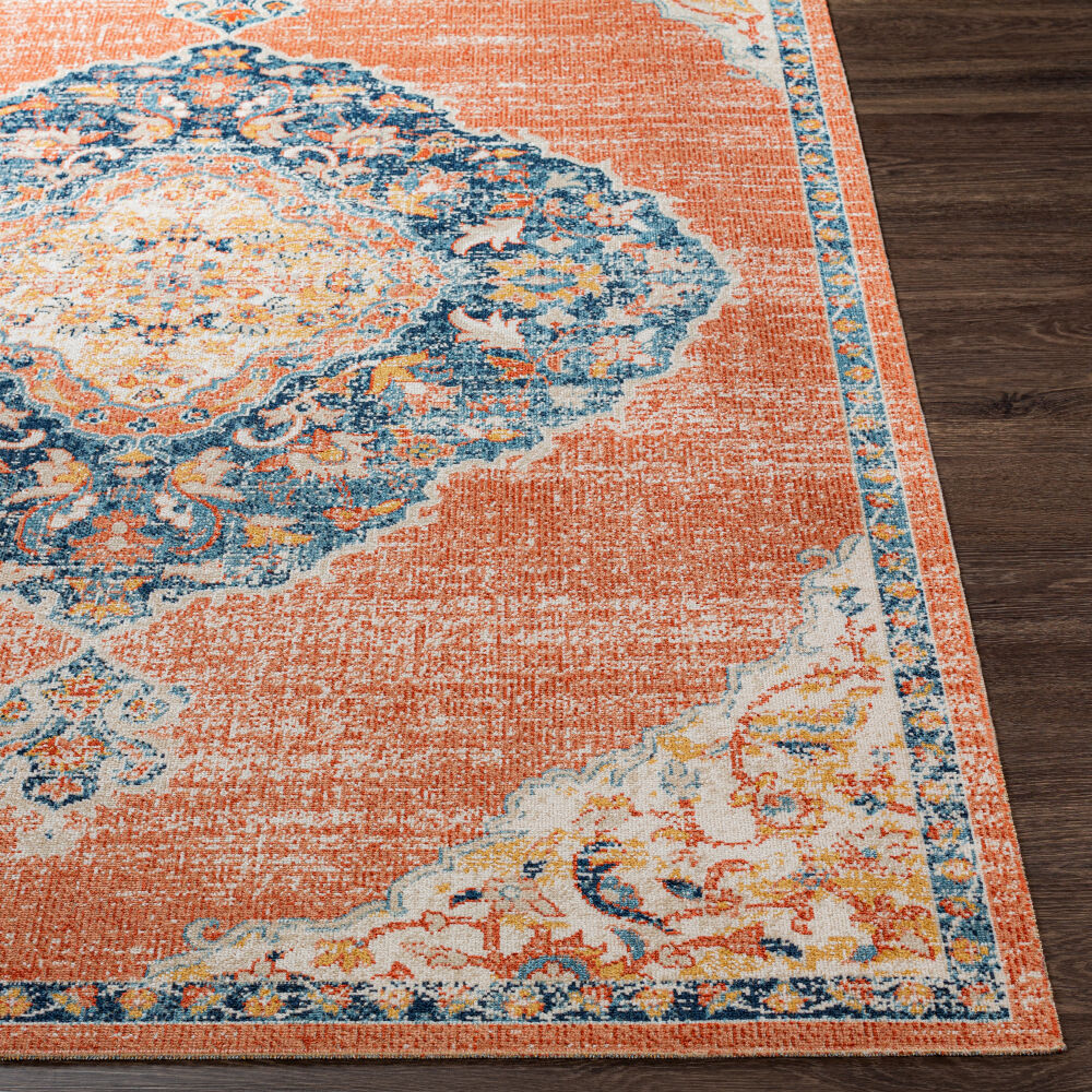Surya Huntington Beach HTB-2314 Dusty Coral Global Machine Woven Rug