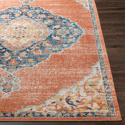 Surya Huntington Beach HTB-2314 Dusty Coral Global Machine Woven Rug