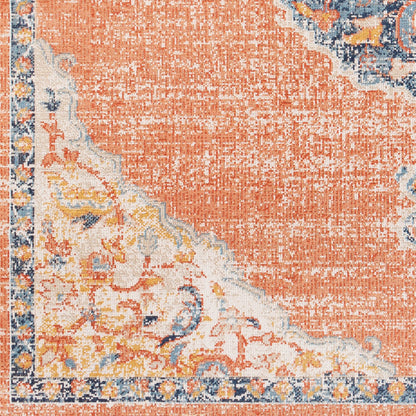 Surya Huntington Beach HTB-2314 Dusty Coral Global Machine Woven Rug