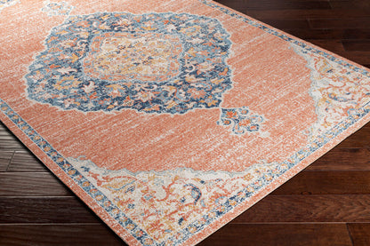 Surya Huntington Beach HTB-2314 Dusty Coral Global Machine Woven Rug