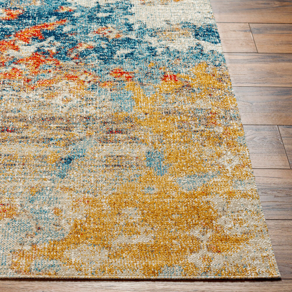 Surya Huntington Beach HTB-2325 Orange Modern Machine Woven Rug
