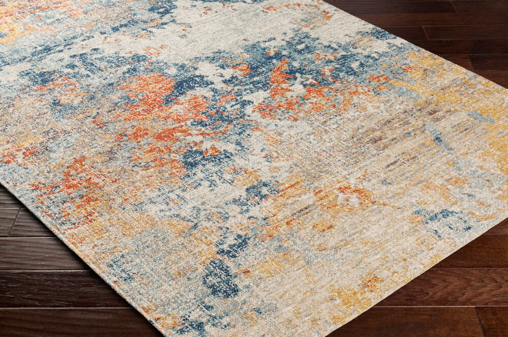 Surya Huntington Beach HTB-2325 Orange Modern Machine Woven Rug